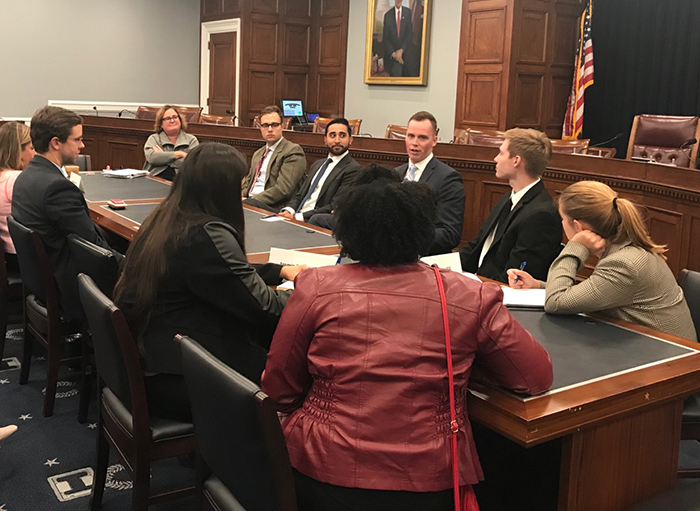 Students interested in careers in politics had an opportunity to visit alumni in the political field in the workplace and ask the about their work.