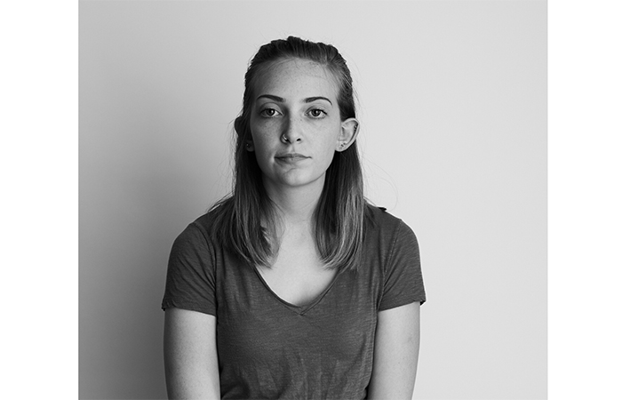 Portrait of Clara Roth by Jeffrey Stockbridge, taken in Stockbridge's pop-up studio in Kensington, Pa.