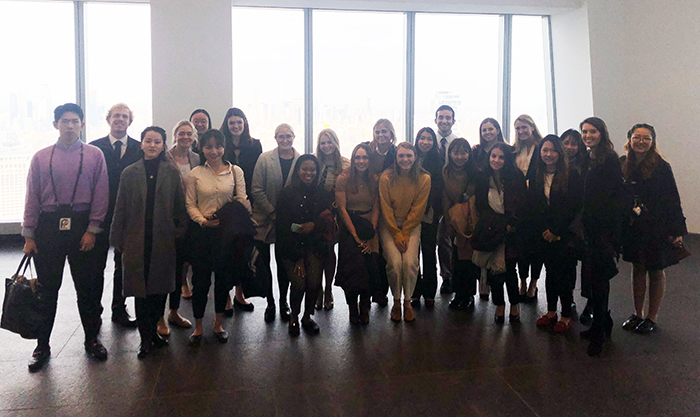 Katie Henwood '15, associate manager, SEO, hosted students at Conde Nast Digital.