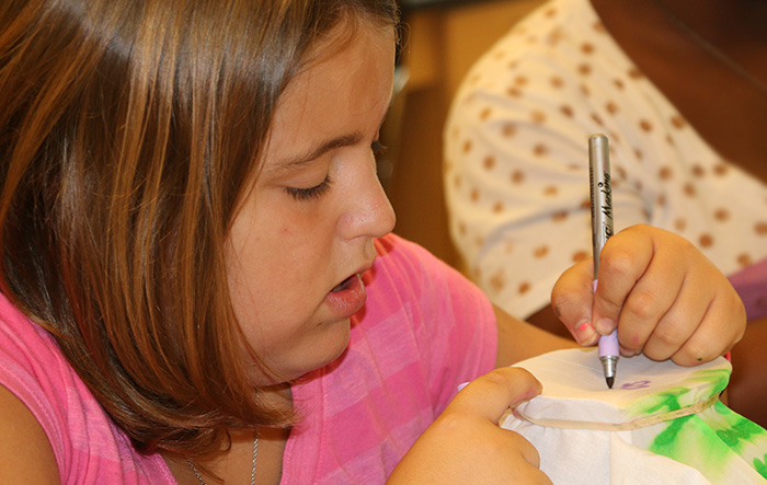 crafts at the connect camp