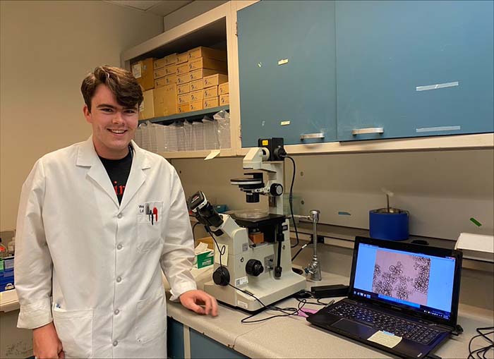 Jack Drda '24 at Georgetown University College of Medicine.