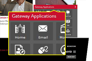 Gateway Application Pad highlight