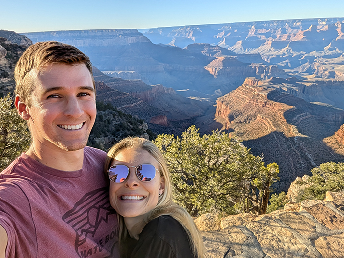 Stephen Reale '14, M.D., and Magdalena Niedermeyer ’15, DVM.