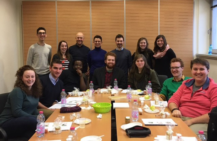 Students in Luca Trazzi&#039;s Italian globally integrated course studied sustainable food systems in Italy.
