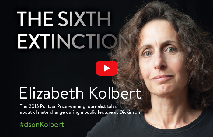 Elizabeth Kolbert The sixth extinction lecture