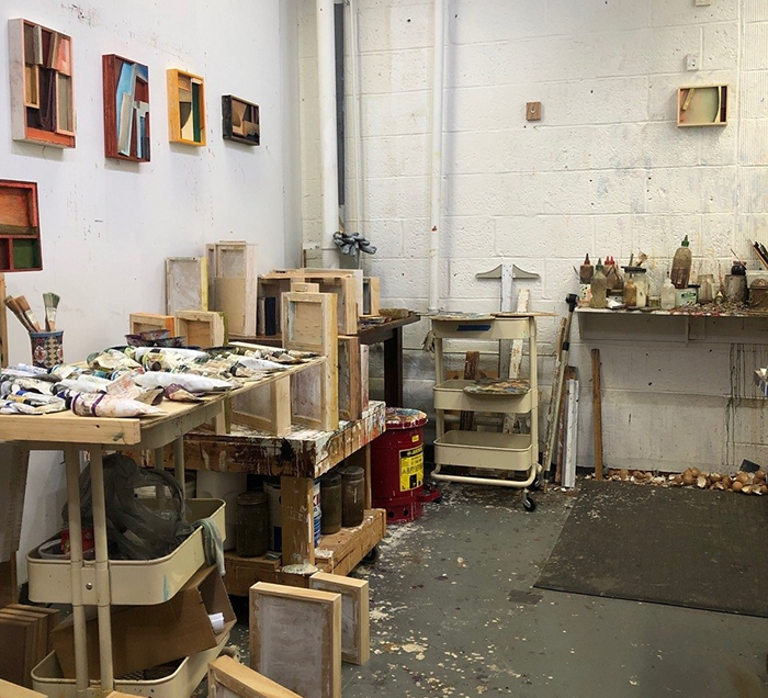Studio view. Courtesy of the artist.