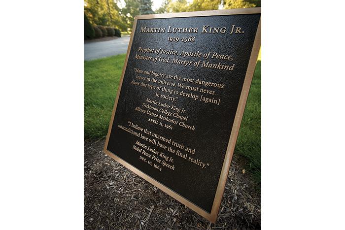 MLK plaque