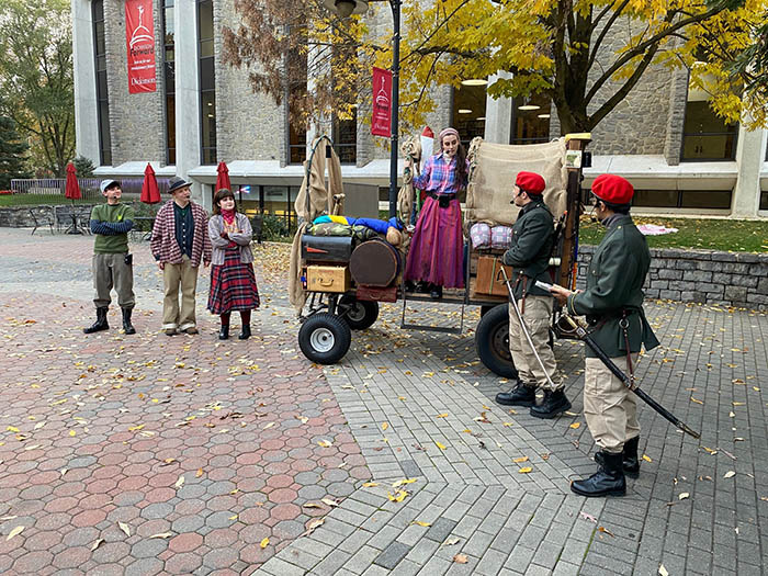 Art Walks at Dickinson College. Photo by A. Pierce Bounds '71.