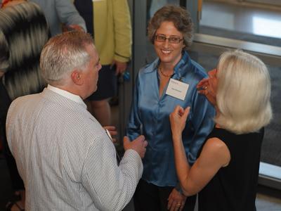 Photograph of Dr. Nancy A. Roseman during Alumni weekend