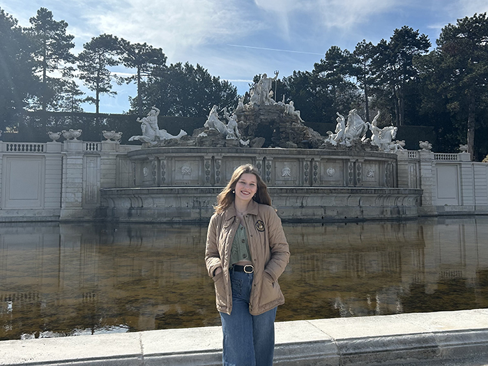 While spending her junior year abroad, Olivia Ammon '26 took classes, in the German language, in her major and conducted original research.
