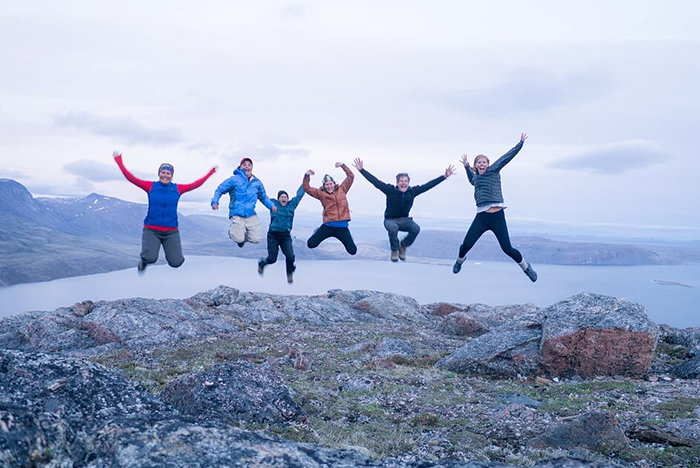 Students on Baffin Island, 2013. Photo by John Pohl.