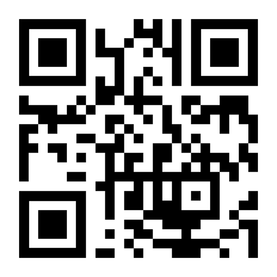 QR code for the latest information about the 2022 senior studio-art majors' exhibition.