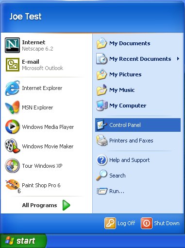 Windows Xp Connection Settings Windows Xp Connection Settings Dickinson College