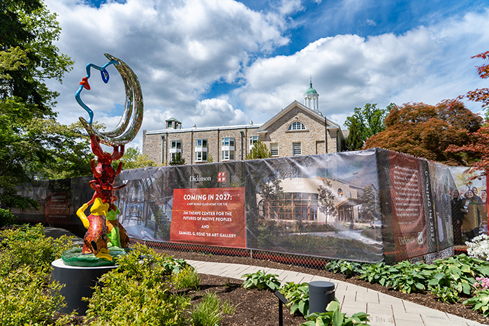 Exterior photo of the upcoming Jim Thorpe Center