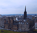 an aerial view of Scotland