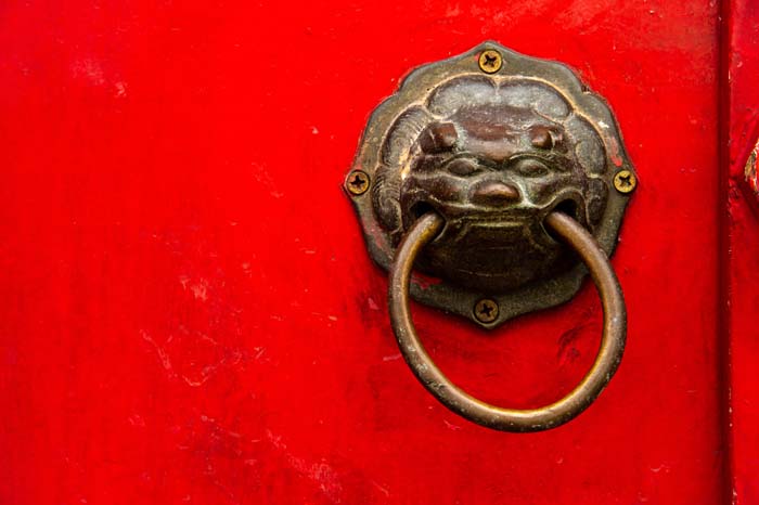 Antique door knocker