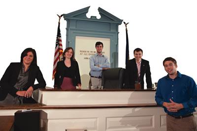 Mock Trial team at Dickinson.