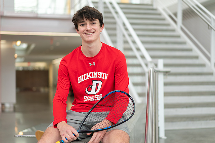 Joe Smythe '25. Photo by Dan Loh.