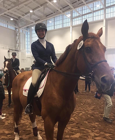 Isabel Gourley &#039;19 and Sydney Stanion &#039;19 were recently honored for their achievements in their club sports of climbing and equestrian.