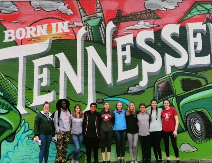 Each year, hundreds of Dickinson college students embark on service trips to communities near and far. This year, two student groups traveled to West Virginia and Tennessee to lend their helping hands.