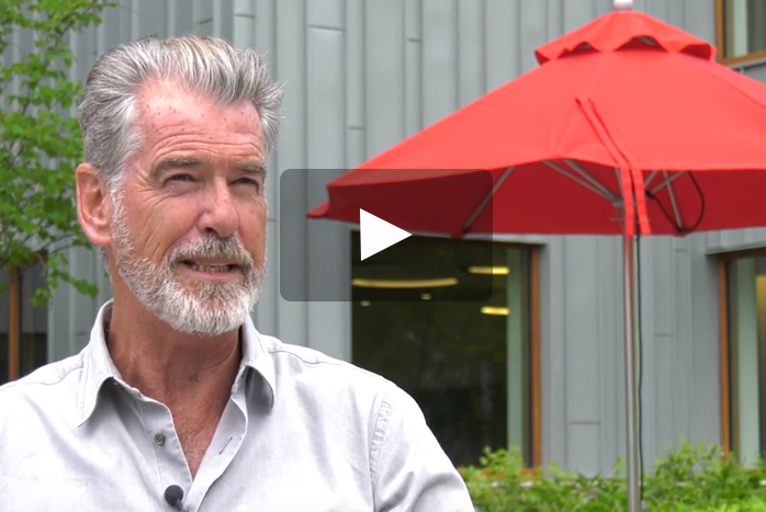 Award-winning actor and dedicated environmental activist Pierce Brosnan sat down with Dickinson to discuss his passion for the environment and how he came to be speaker at the college's Commencement.