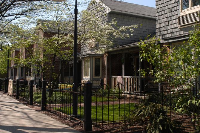 The townhouses at Dickinson College. 