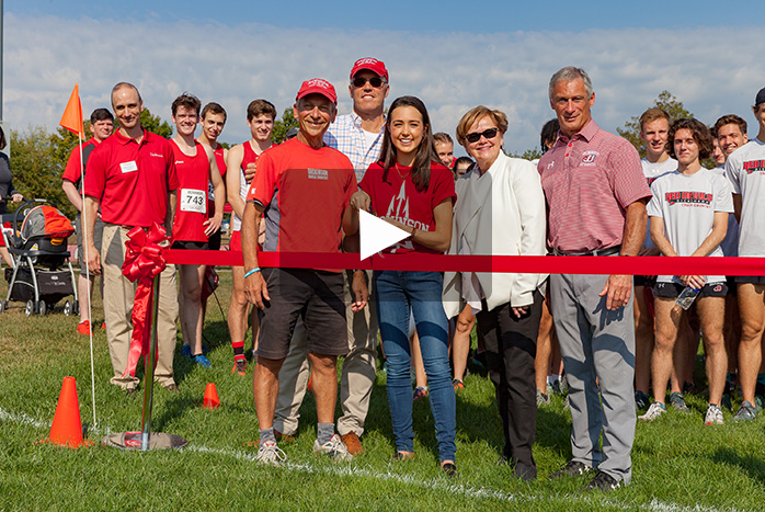 cross country ribbon cutting