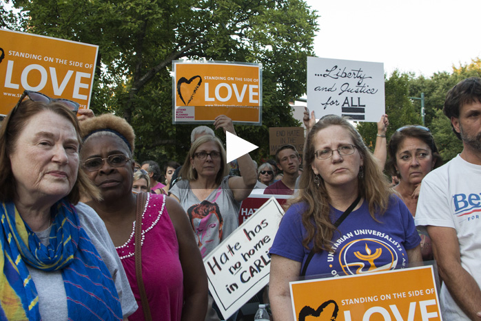 On August 16, 2017, hundreds of community members gathered for the Carlisle Call for Unity in the square. Hear President Margee Ensign's message.