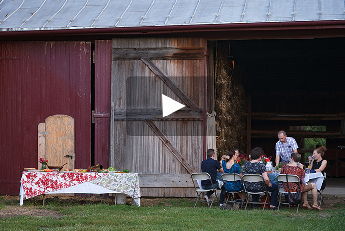 Farm to table video image.