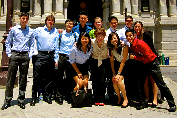 wells fargo, internship, Calvin Du, Leah McNamara '13