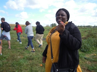 Spanish Class Visits College Farm 7