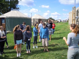 Spanish Class Visits College Farm 4