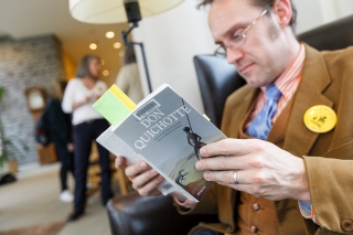 Professor MacDonald reads Don Quixote in French