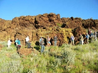 Sediment grass students