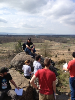 ERSC Gettysburg Class Trip Battlefield