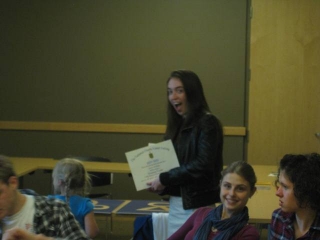 Russian Honors Society Induction 1
