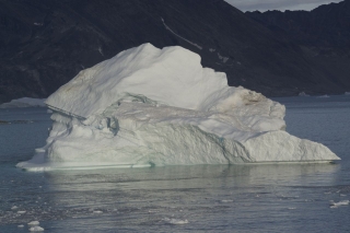 Greenland floating ice